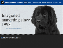 Tablet Screenshot of blackdogdev.com